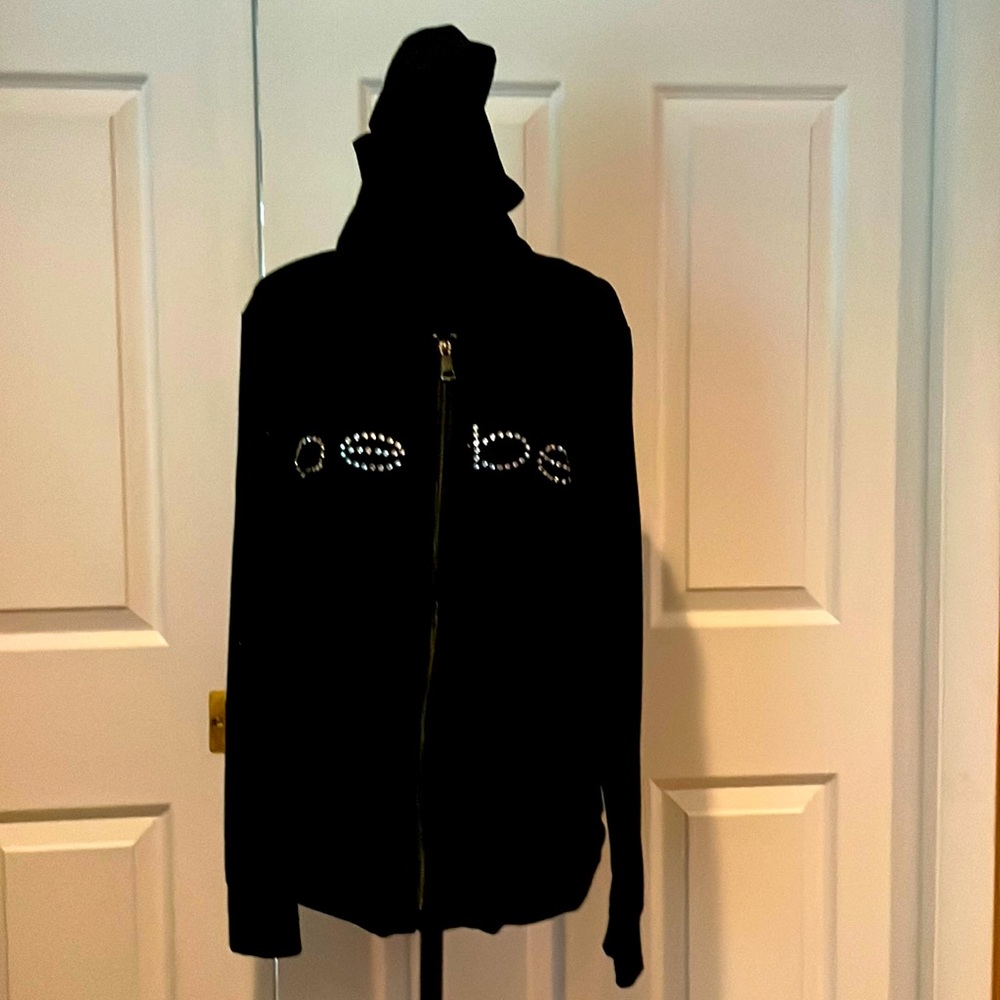 bebe zipper hoodie
